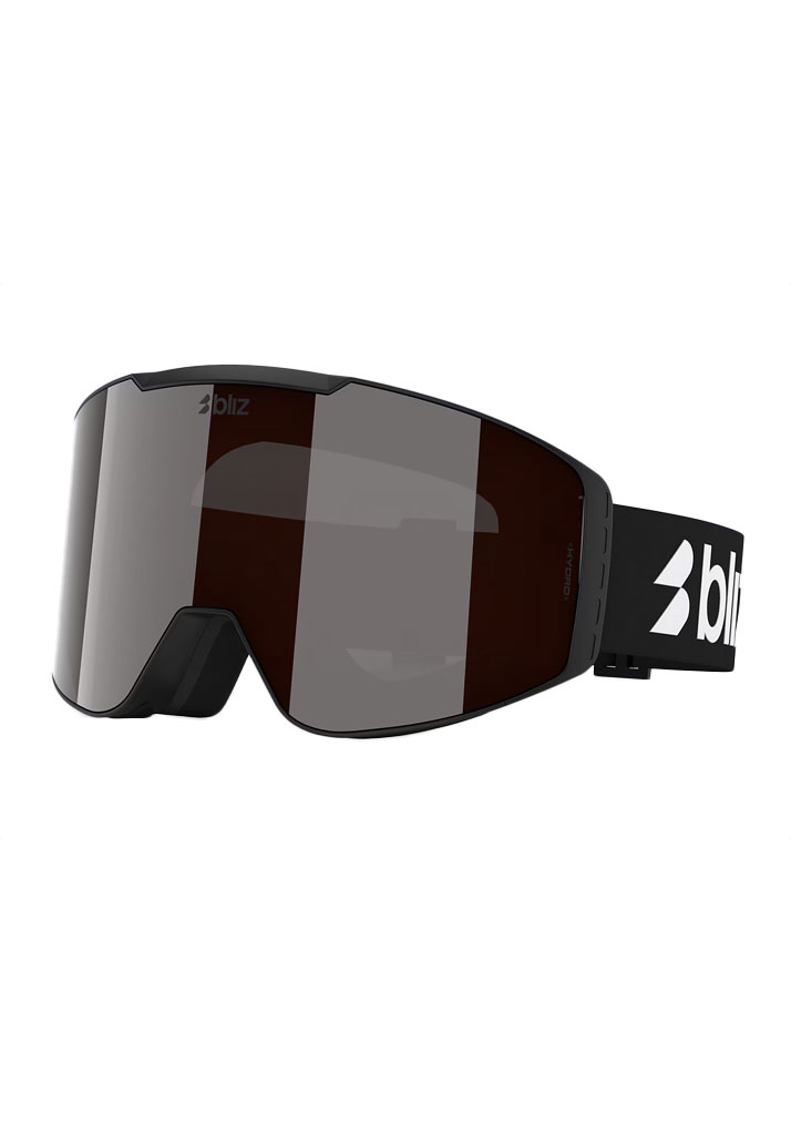 MASCHERA SNOWBOARD BLIZ G004 MATTE BLACK ORANGE SILVER MIRROR U