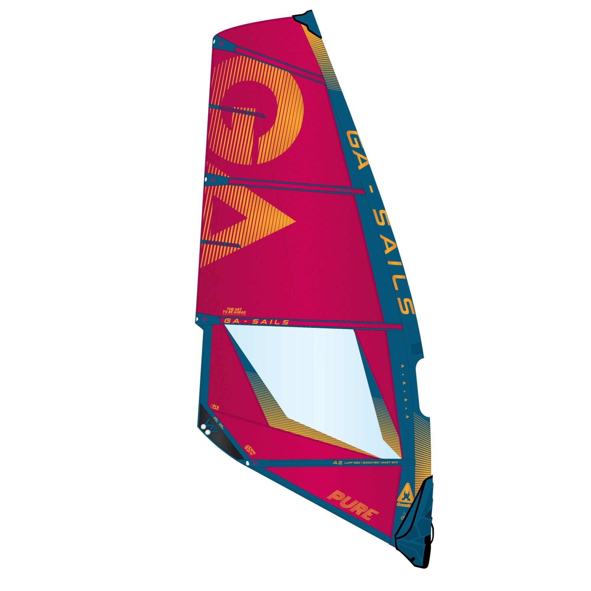 Ga-Sails Pure 2025 - "Color: C2 Red","Size: 4.8"
