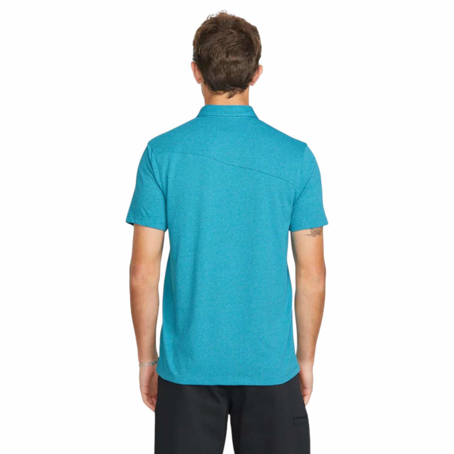 Volcom Wowzer Polo (MEDIUM, BAY BLUE)