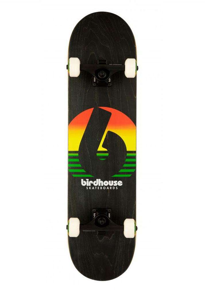 SKATE COMPLETO BIRDHOUSE COMPLETE STAGE 3 SUNSET RASTA 7.75" U