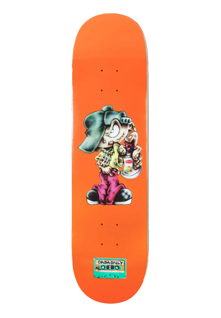 TAVOLA SKATE CASH ONLY LAD 8.5" ORANGE U
