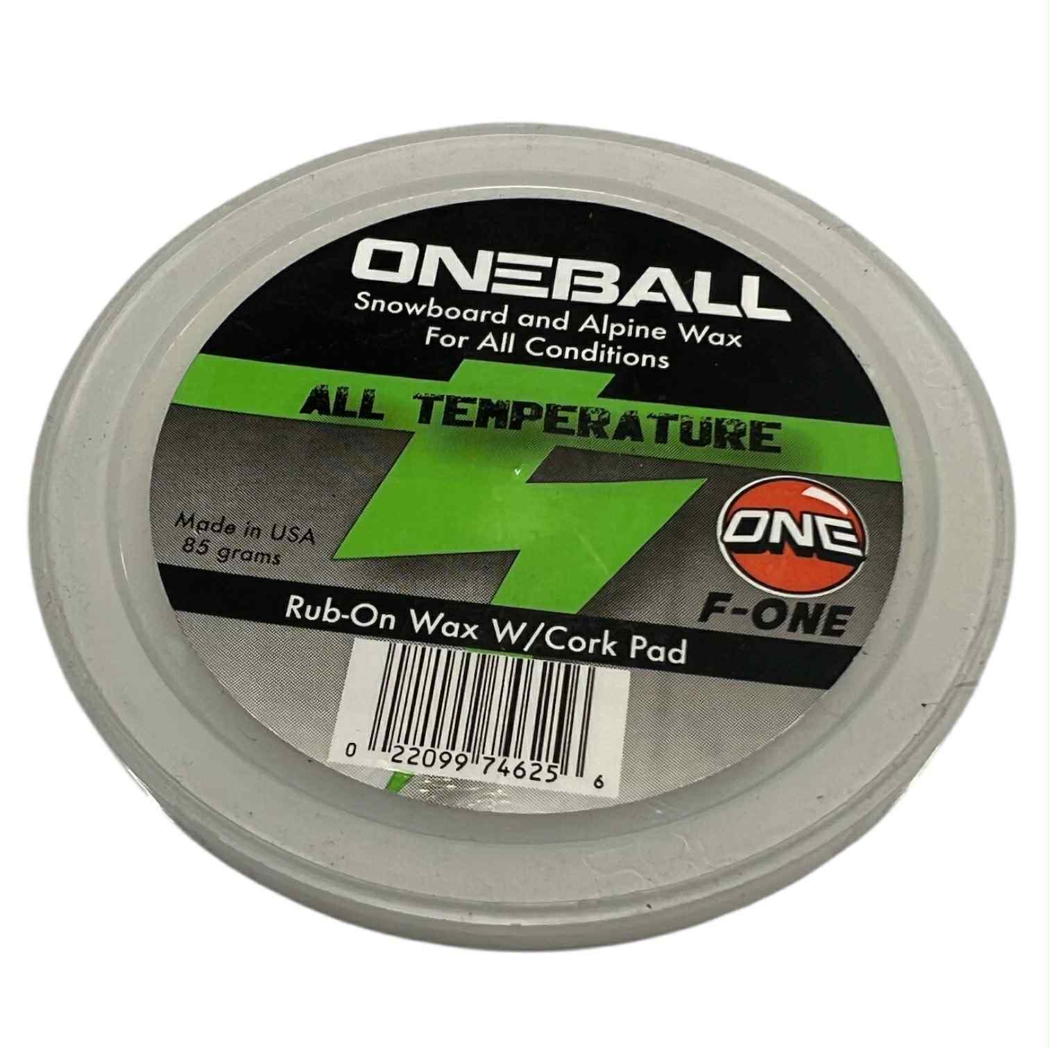OneBall Rub-On Wax W/Cork Pad