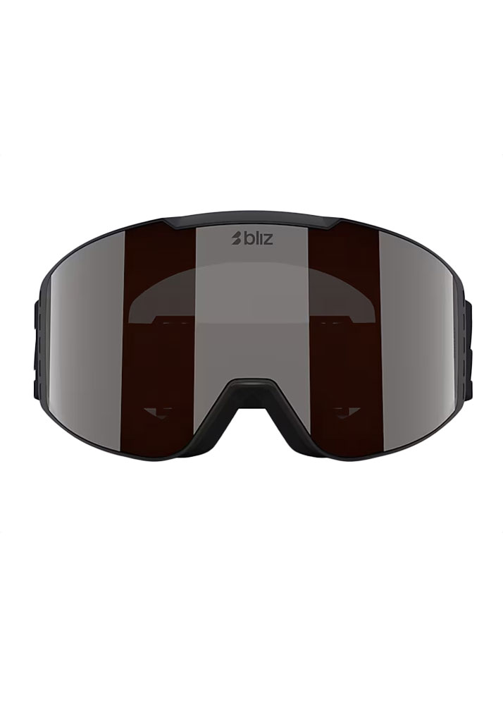 MASCHERA SNOWBOARD BLIZ G004 MATTE BLACK ORANGE SILVER MIRROR