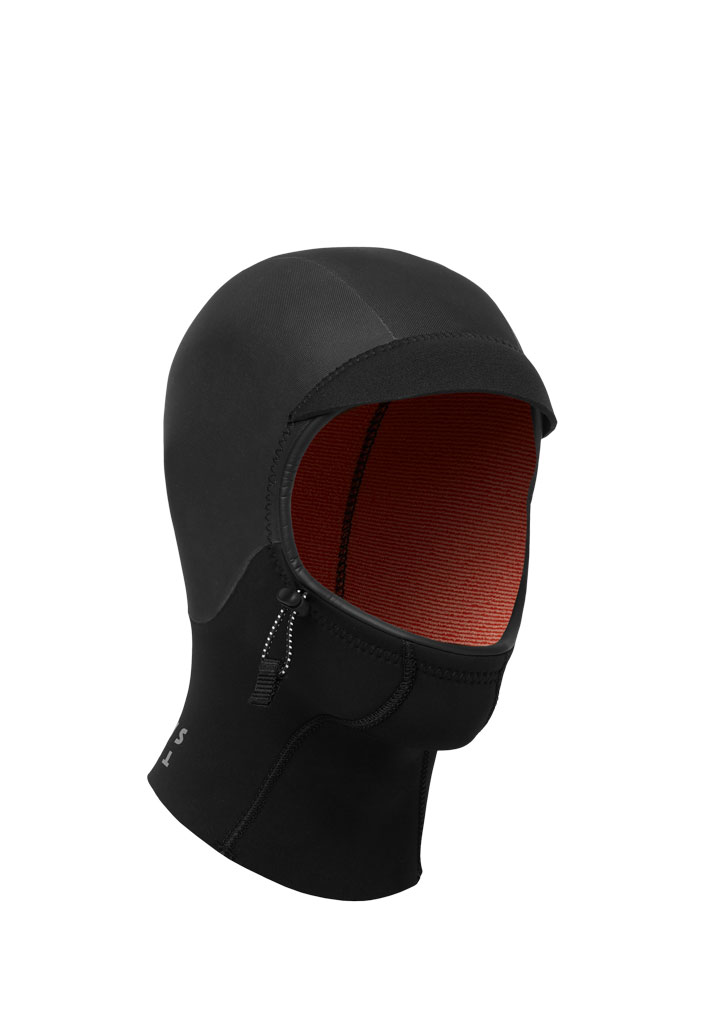 CAPPUCCIO NEOPRENE MYSTIC ROAM HOOD 3MM 900 BLACK S-M (Size S-M)