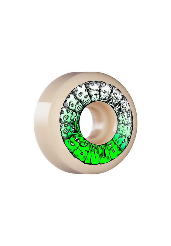 RUOTE SKATE BONES WEIRD WOLF 54mm V5 99A U