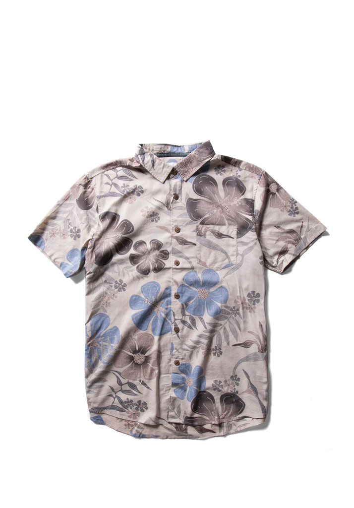 CAMICIA MANICHE CORTE VISSLA GARDEN ISLE SS SHIRT DUNE S (Size S)