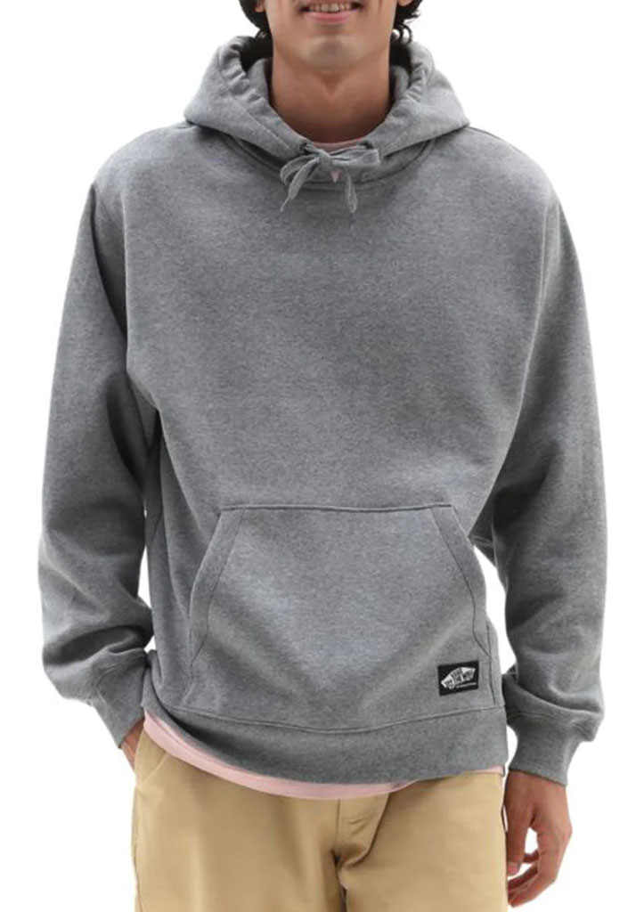 FELPA CAPPUCCIO VANS SKATE CLASSICS PATCH PO CEMENT HEATHER M (Size M)