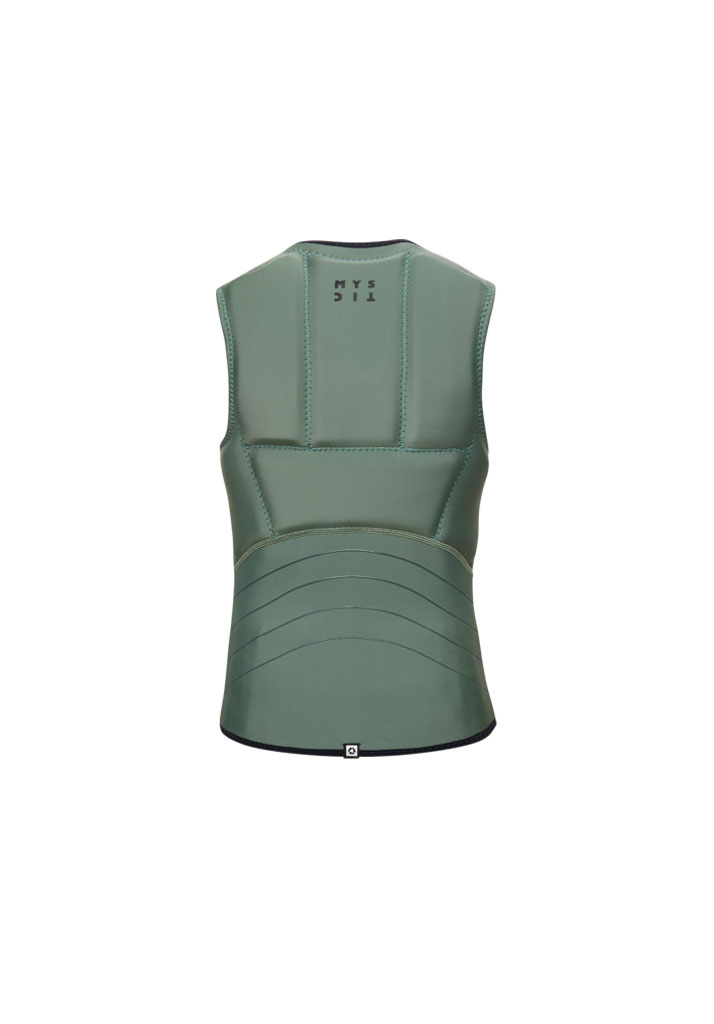 IMPACT KITE MYSTIC STAR IMPACT VEST FZIP WOMEN 643 DARK OLIVE XS (Size XS)