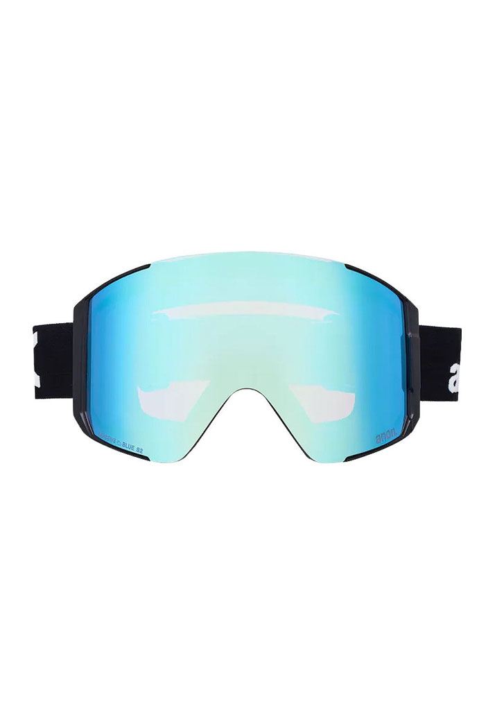 MASCHERA SNOWBOARD ANON SYNC + BL + MFI FACE MASK - BLACK PERCEIVE VARIABLE BLUE