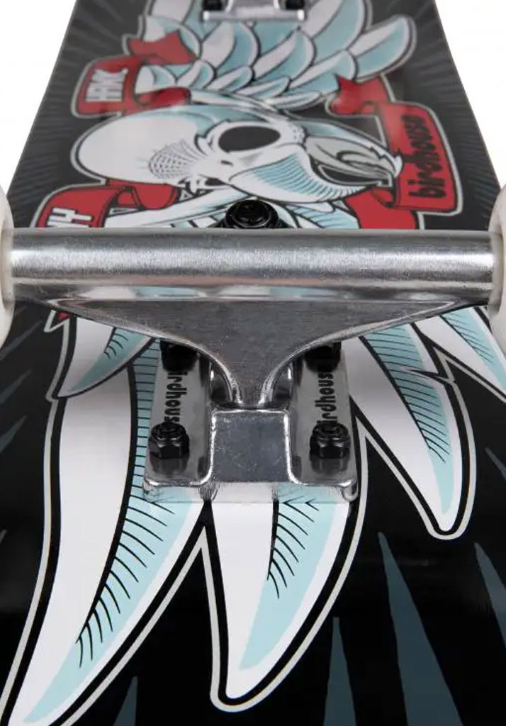 SKATE COMPLETO BIRDHOUSE STAGE 3 HAWK FALCON 1 8.125" BLACK RED U