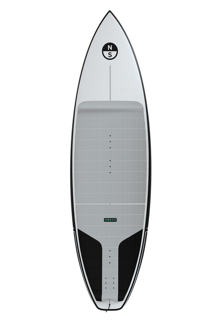 TAVOLA SURF KITE NORTH KITEBOARDING CHARGE PRO SURFBOARD 2024 100 WHITE 5.7 inch (Taglia 5.7 inch)