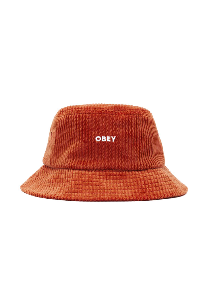 CAPPELLO OBEY BOLD CORD BUCKET HAT GINGER U