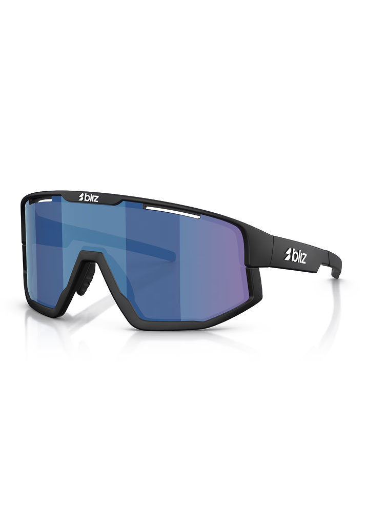 OCCHIALI BLIZ VISION MATTE BLACK SMOKE W BLUE MULTI