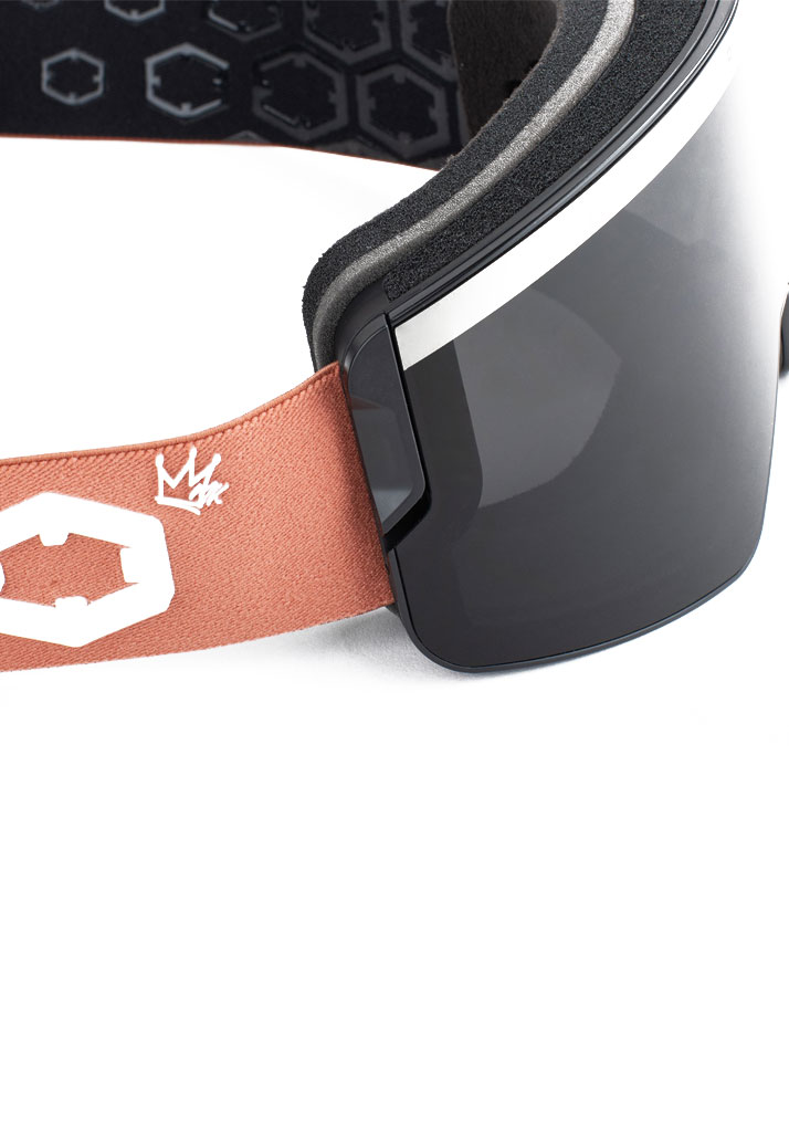 MASCHERA SNOWBOARD OUT OF ZENITH MK CROWN BRICK (M) + BL STORM - SMOKE