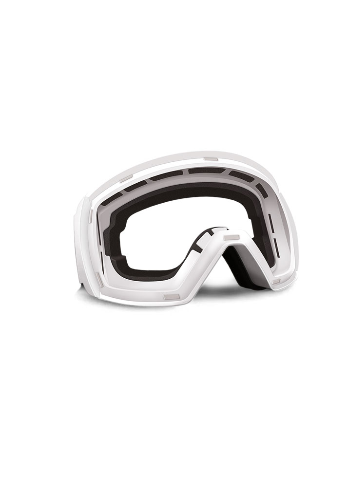 MASCHERA SNOWBOARD APHEX STYX MATT WHITE WHITE (SENZA STRAP) SILVER U