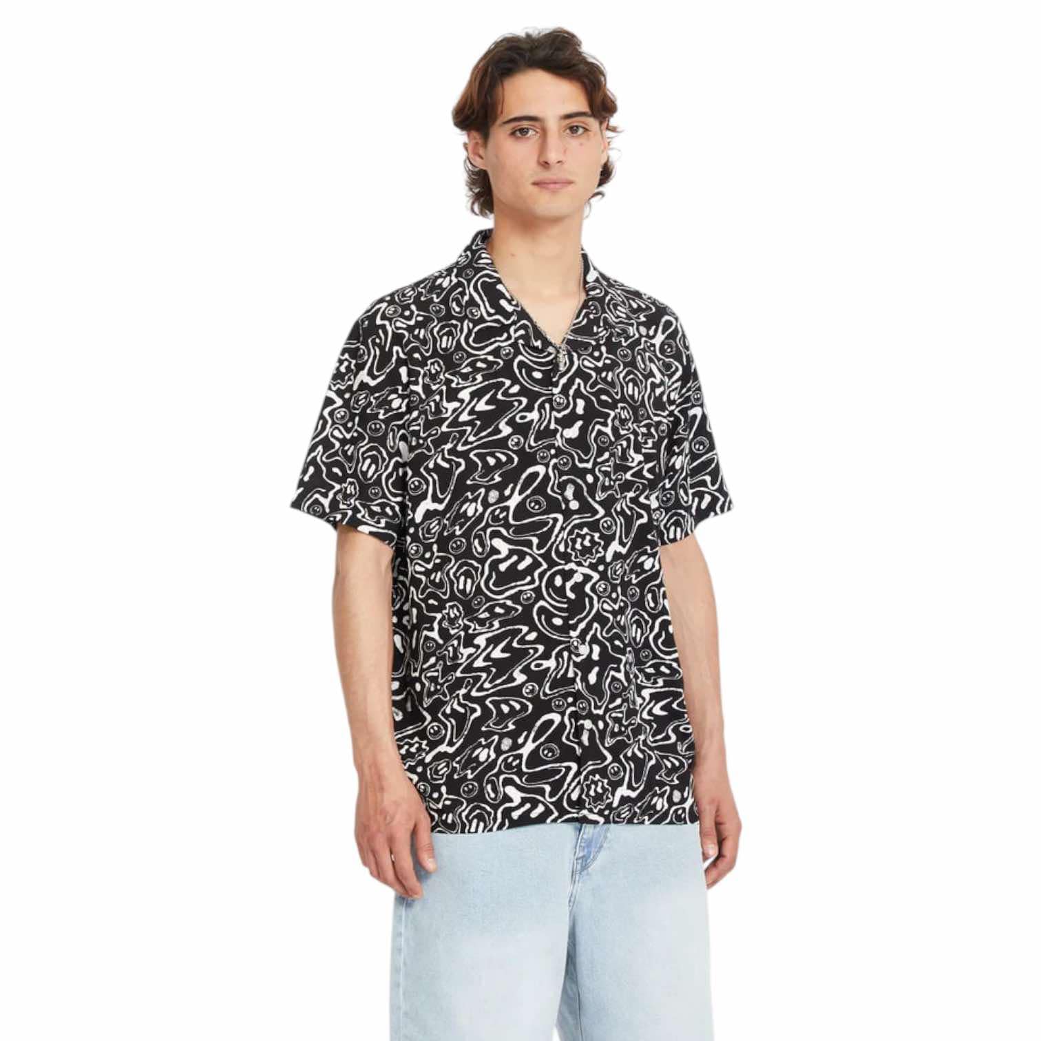 Volcom Flip Rygalski Shirt (X-LARGE, BLACK)