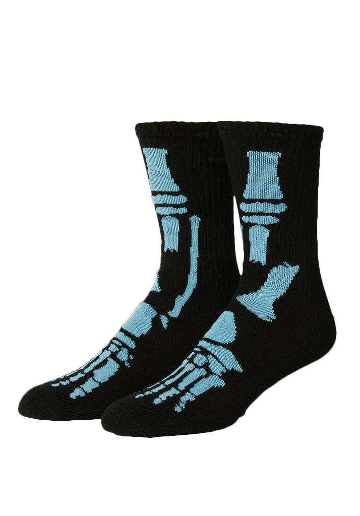 CALZE HUF OUT FOR THE SEASON CREW SOCK BLACK