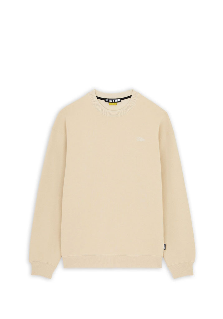 FELPA GIROCOLLO IUTER CENTURY CREWNECK CREAM M (Taglia M)