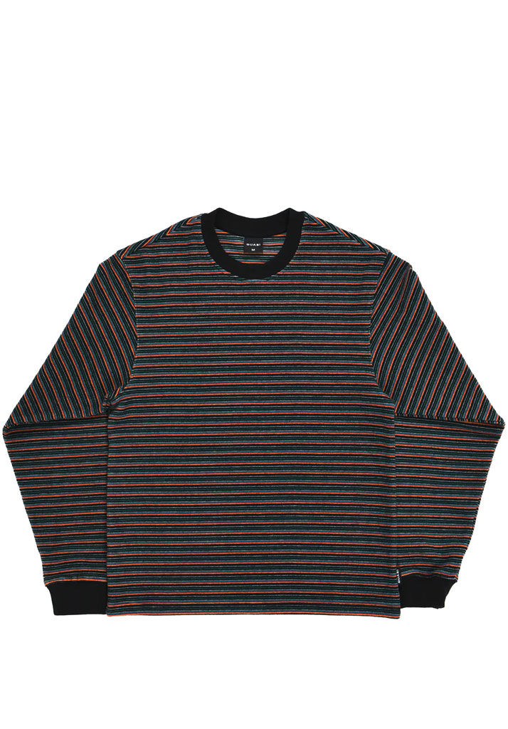 T-SHIRT MANICHE LUNGHE QUASI SKATEBOARDS WIRE LONG SLEEVE TEE BLACK L (Size L)