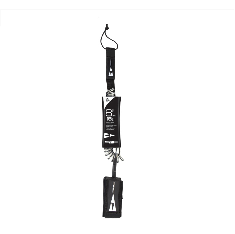 SIC SUP LEASH COIL 8''