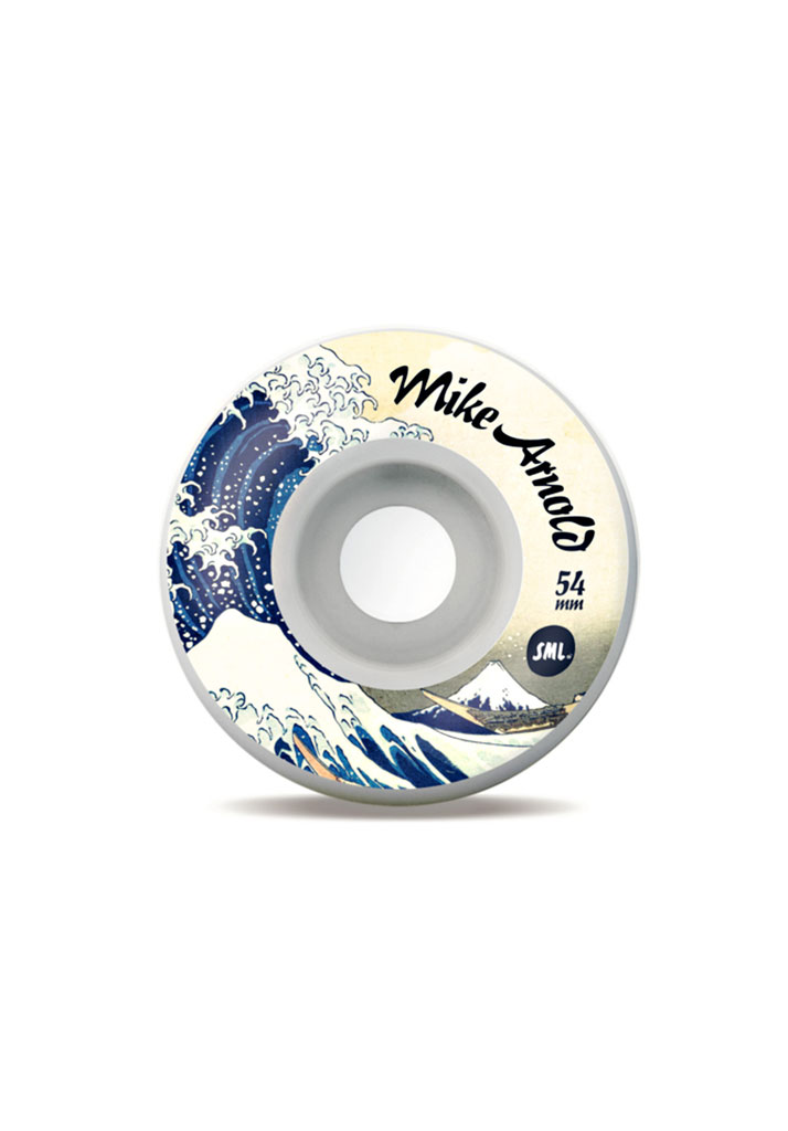 RUOTE SKATE SMALL WHEELS MIKE ARNOLD 54MM V-CUT XL BIG WAVE SHAPE