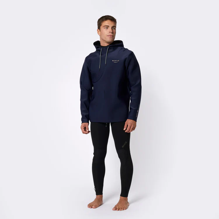 Mystic Haze Neoprene Hoodie 2mm - "Color: Navy","Size: L"