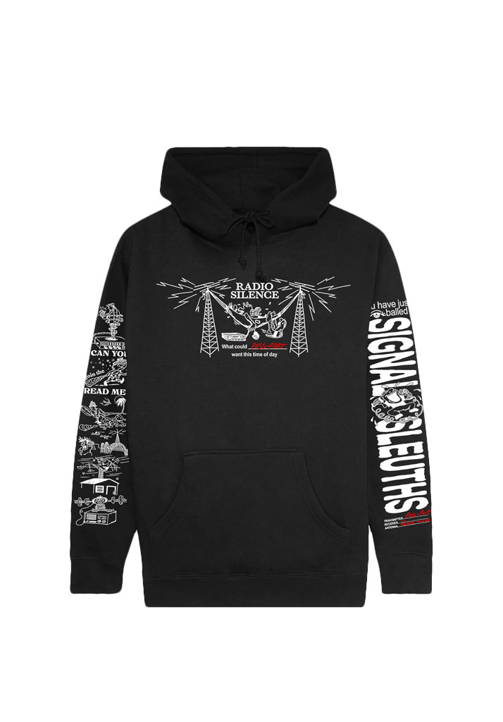 FELPA CAPPUCCIO PASS~PORT RADIO SILENCE HOODIE BLACK XL (Size XL)