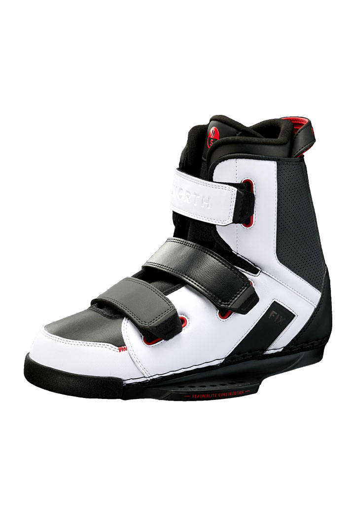 BOOTS WAKE NORTH KITEBOARDING FIX BOOTS 2024 900 BLACK L (Size L)