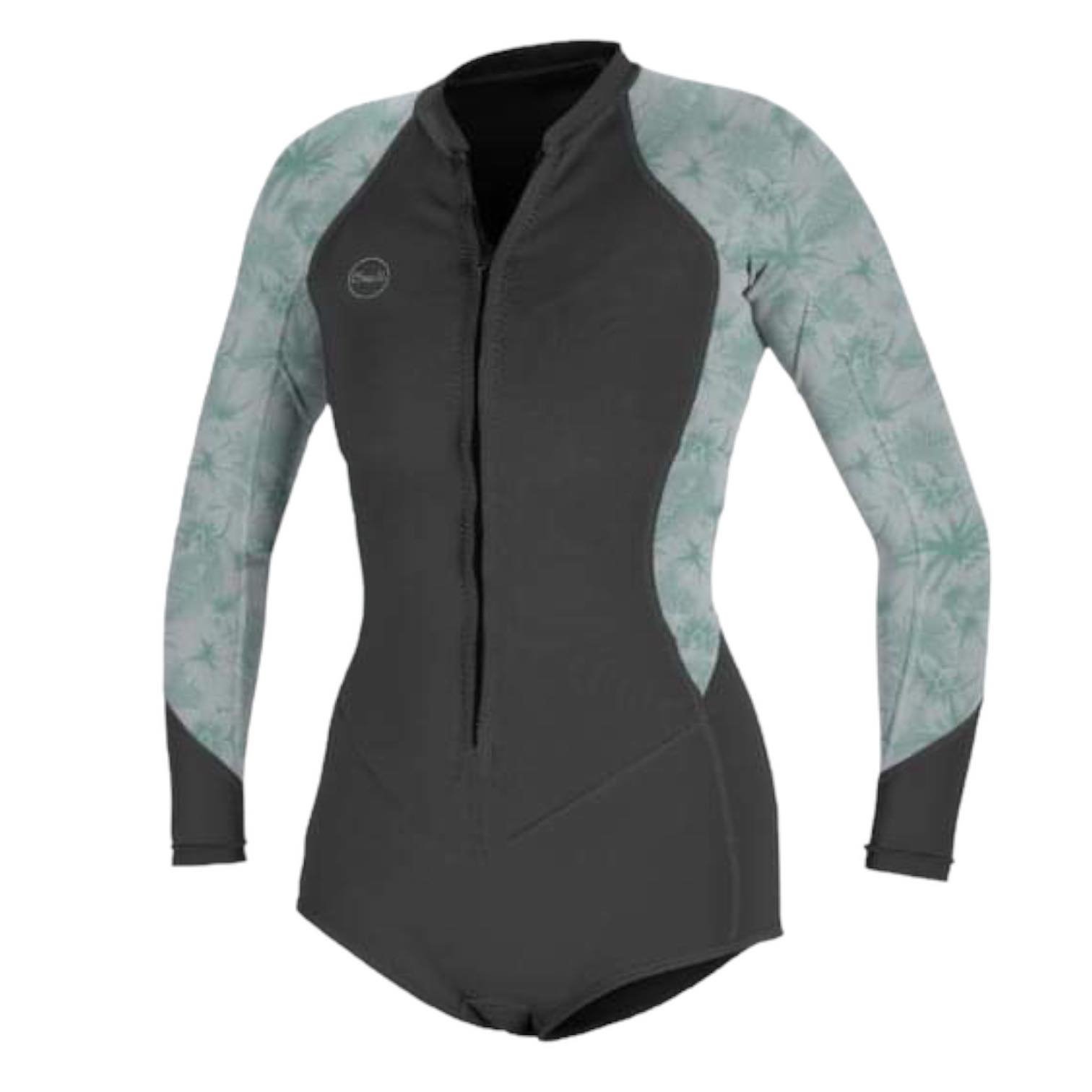 O'neill Bahia 2/1mm Short Front Zip (GREY, 4)