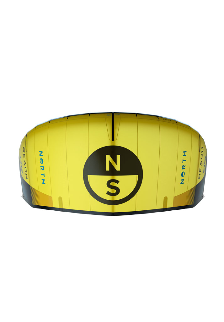 VELA KITESURF NORTH KITEBOARDING REACH KITE 2024 218 SUNSET YELLOW 10m (Taglia 10m)