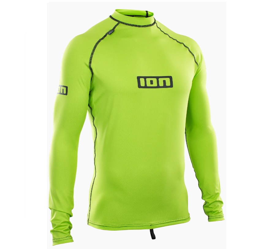 ION PROMO RASHGUARD LANGARM HERREN (LIME, 50/M)