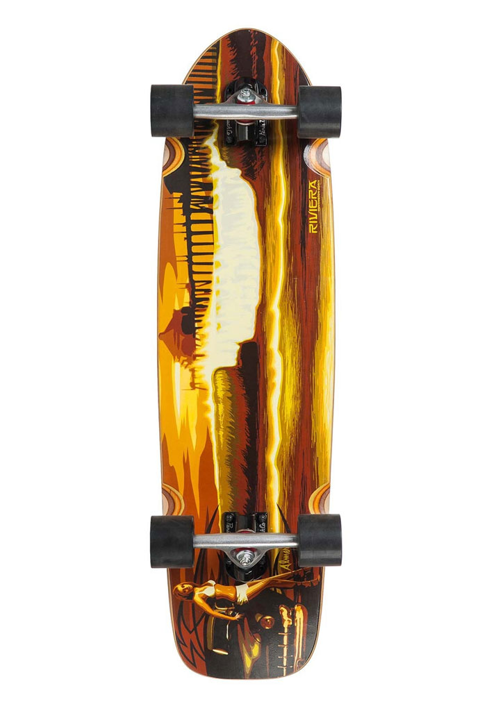 LONGBOARD COMPLETO RIVIERA HUNTINGTON BEACH 33" UNICO U