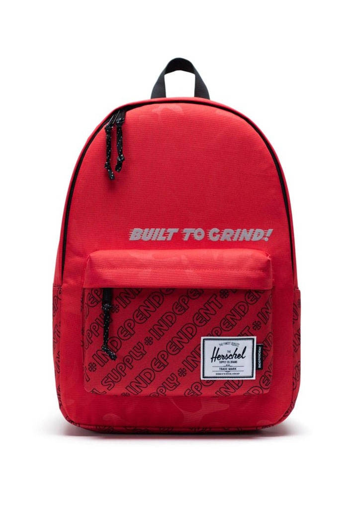 ZAINO STREET HERSCHEL INDEPENDENT CLASSIC X-LARGE RED CAMO INDEPENDENT UNIFIED RED
