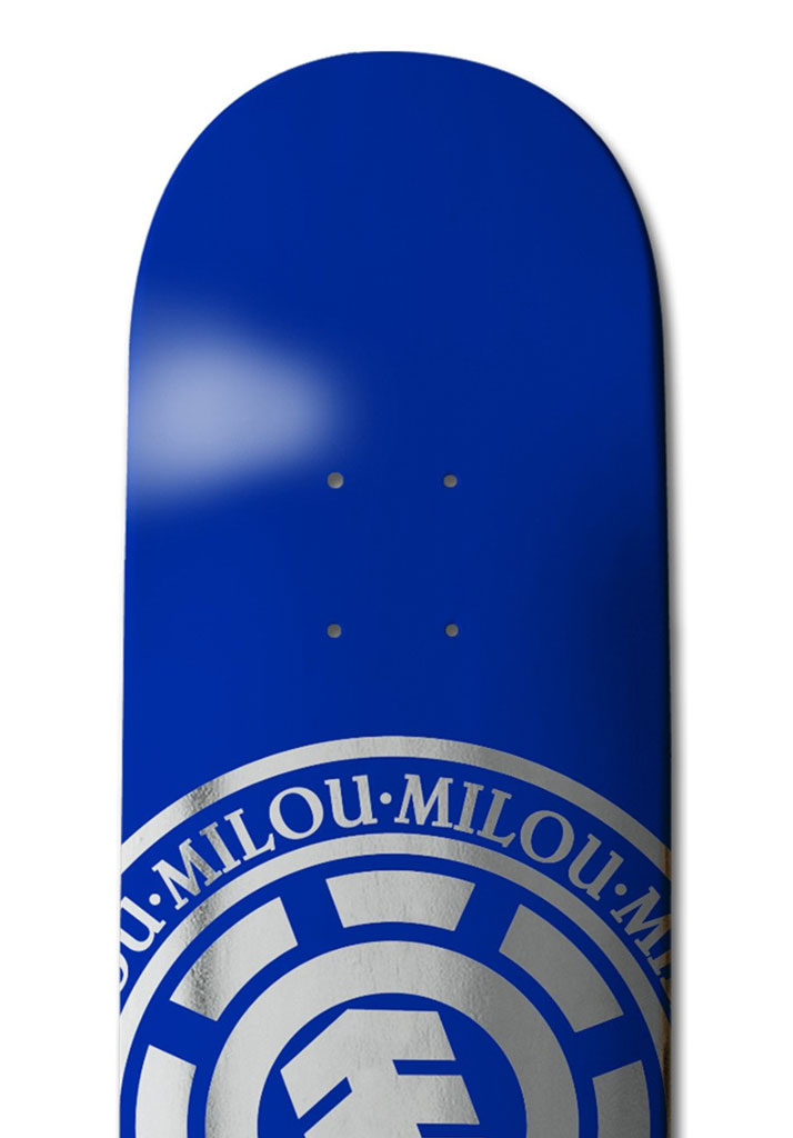 TAVOLA SKATE ELEMENT BLUE MOON VINCENT MILOU 8.25" BLUE CHROME