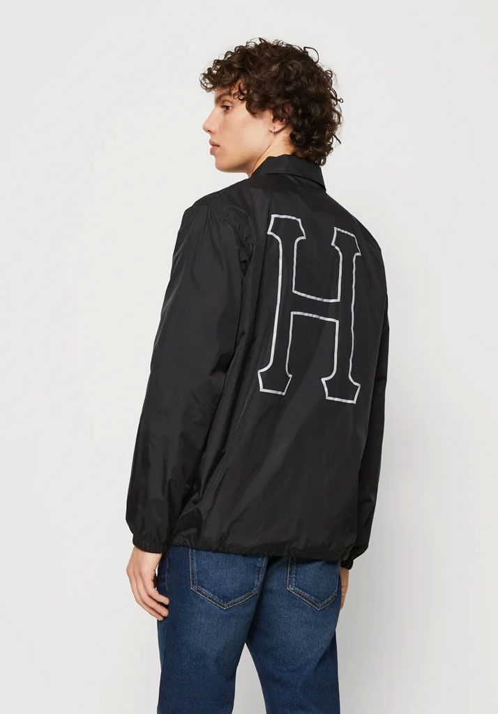 GIACCA HUF SET H COACHES JACKET BLACK S (Size S)