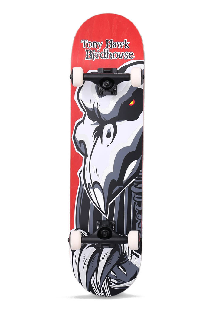 SKATE COMPLETO BIRDHOUSE STAGE 3 HAWK FALCON 2 8.0" RED