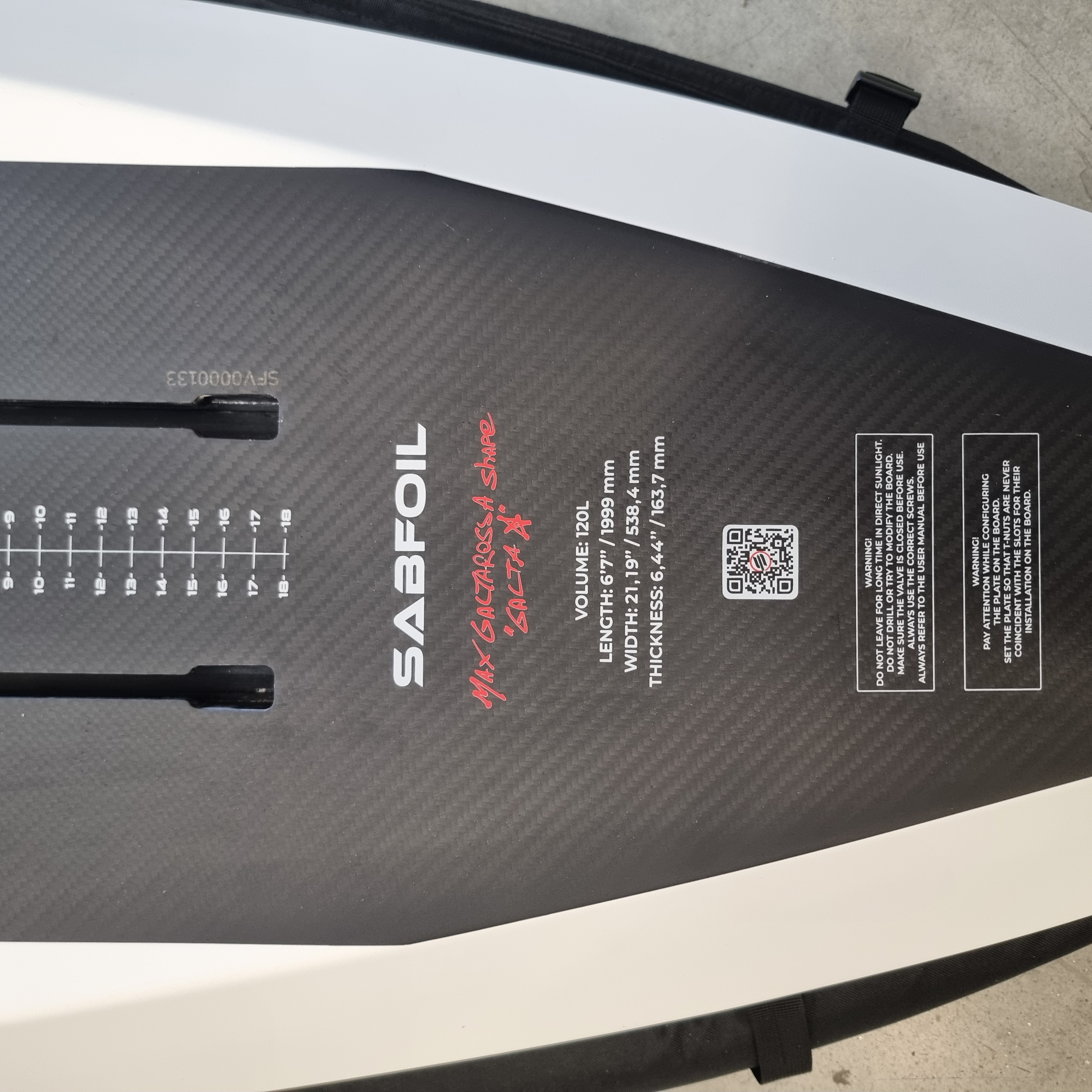 Sabfoil Torpedo 120L – 2025 FoilBoard