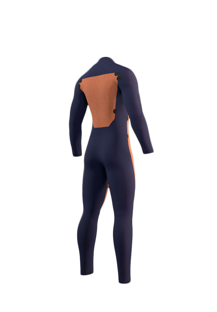 MUTA NEOPRENE MYSTIC STAR FULLSUIT 5/3mm DOUBLE FZIP 900 BLACK M (Size M)