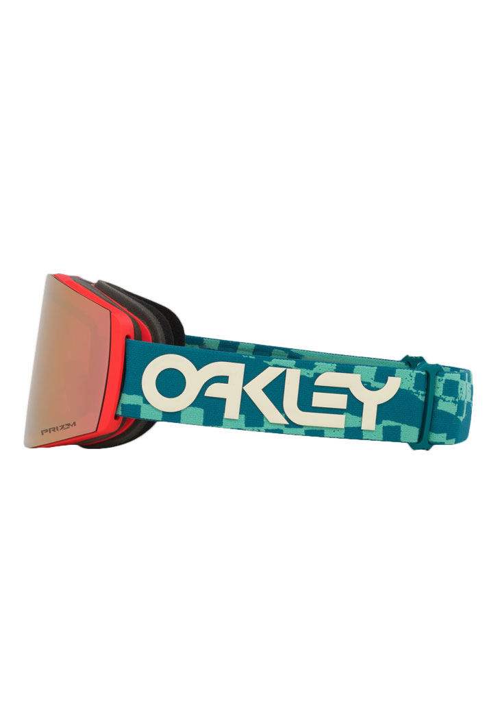 MASCHERA SNOWBOARD OAKLEY FALL LINE M PACIFIC CHEX PRIZM ROSE GOLD IRIDIUM