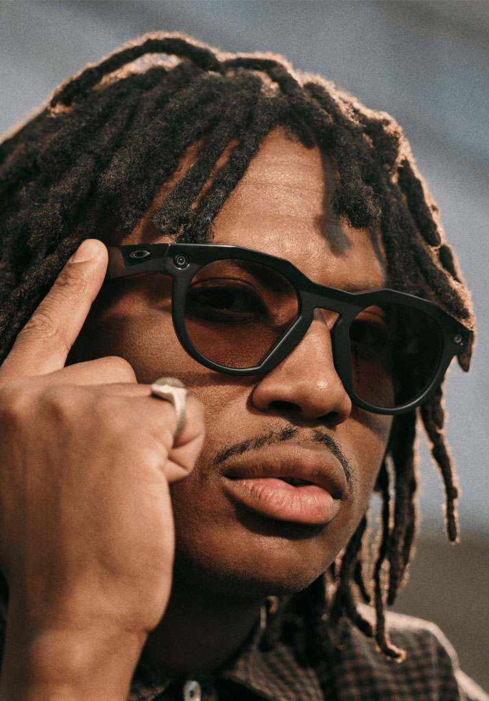 OCCHIALI OAKLEY META HSTN BLACK TRANSITION AMETHYST