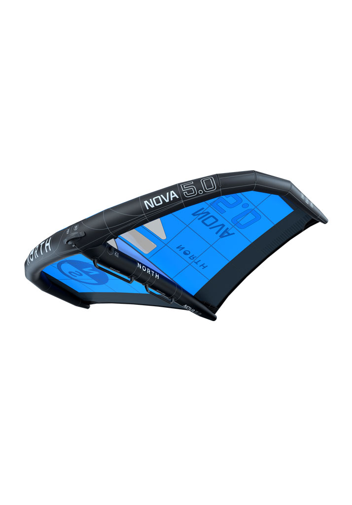 VELA WING NORTH KITEBOARDING NOVA WING 2024 475 PACIFIC BLUE 5m (Size 5m)