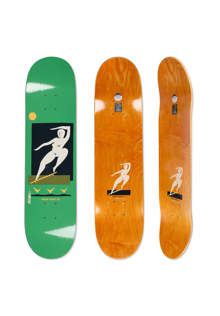 TAVOLA SKATE POLAR SKATE CO. TEAM - BS SMITH 8.25" GREEN