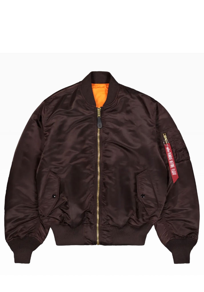GIACCA ALPHA INDUSTRIES MA-1 HERITAGE HUNTER BROWN L (Size L)