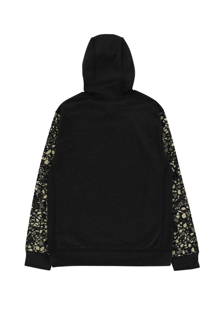 FELPA TERMICA BURTON OAK PULLOVER HOODIE TRUE BLACK HEATHER SEDIMENT XL (Size XL)