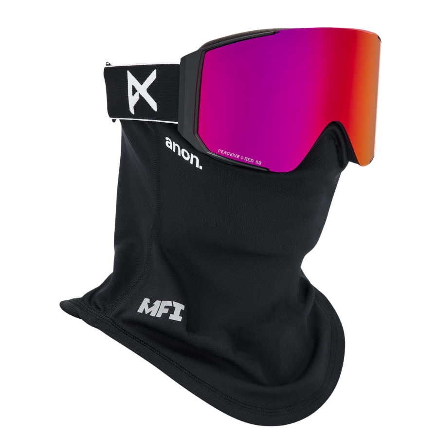 Anon Sync Goggles + Bonus Lens + MFI® Face Mask (PIXEL/PERCEIVE VARIABLE BLUE)