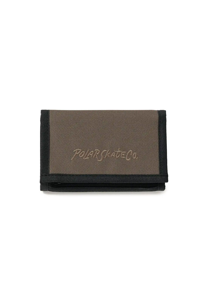 PORTAFOGLIO POLAR SKATE CO. KEY WALLET SURF LOGO GREY BROWN U