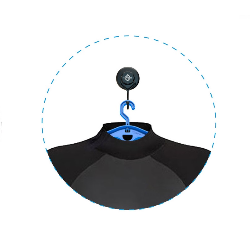 SURFLOGIC WETSUIT SUCTION HOOK GANCIO APPENDI MUTA CON VENTOSA