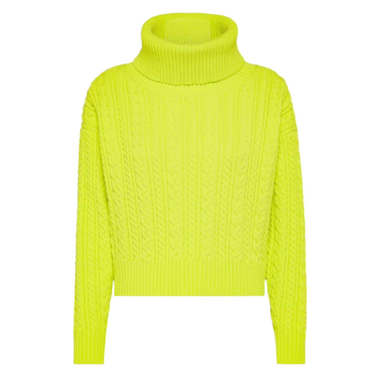 RRD Amos Fish Turtleneck Wom Knit (46, BLACK)