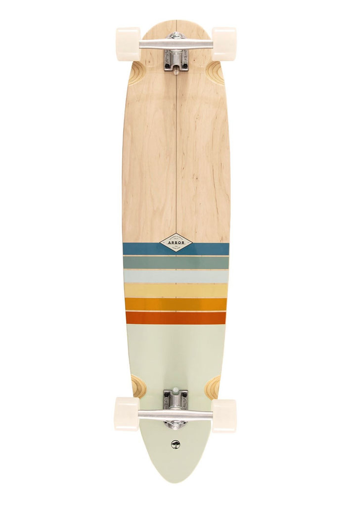 LONGBOARD COMPLETO ARBOR PERFORMANCE CROSS STEP 42" RAINBOW