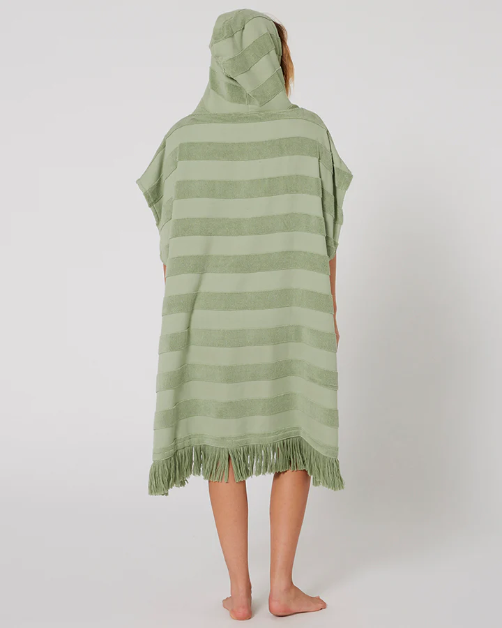 Ocean & Earth Ladies Layz Hooded Poncho - Color : Sage